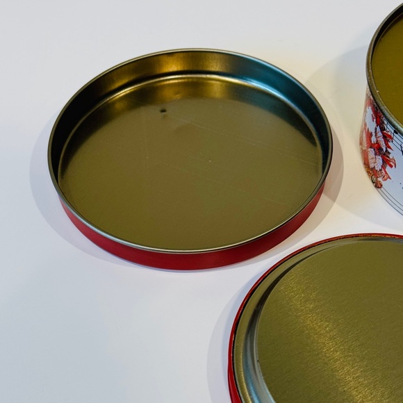 Vintage Coasters Christmas Holiday Home Decor Drinkware Barware Red Wreath Bows - Picture 12 of 16